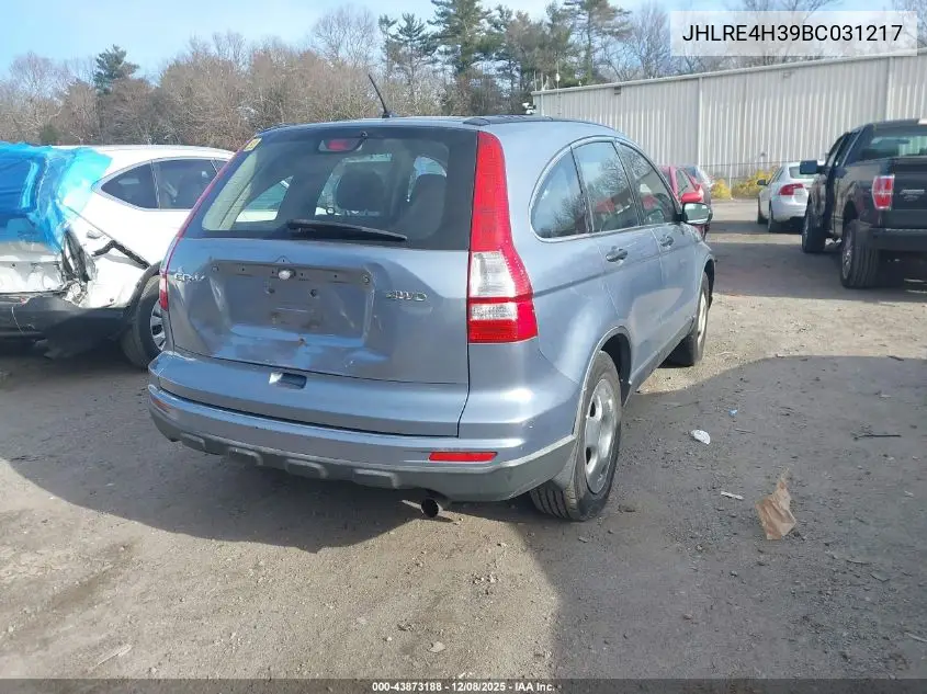 JHLRE4H39BC031217 2011 Honda Cr-V Lx