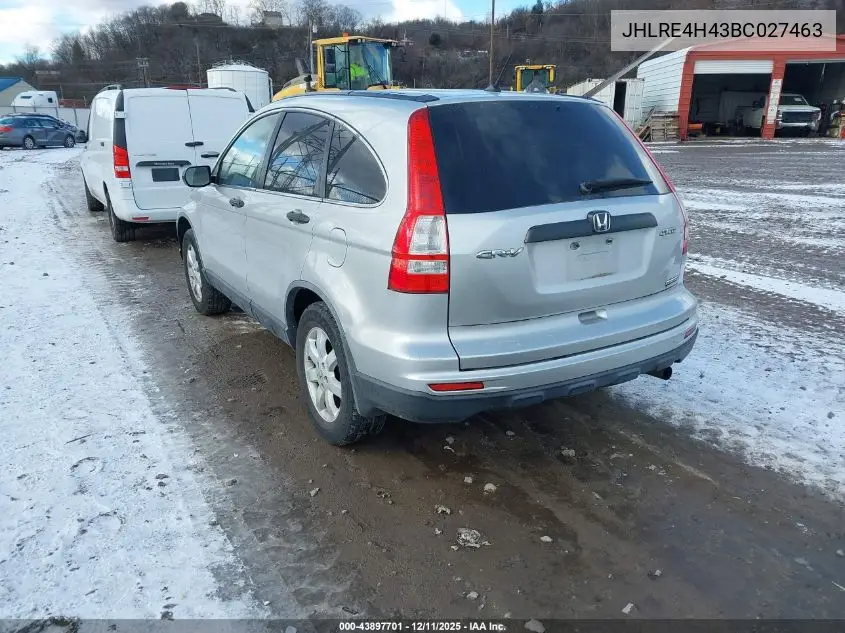 JHLRE4H43BC027463 2011 Honda Cr-V Se