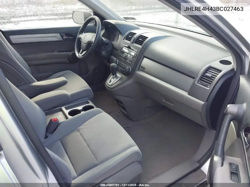JHLRE4H43BC027463 2011 Honda Cr-V Se