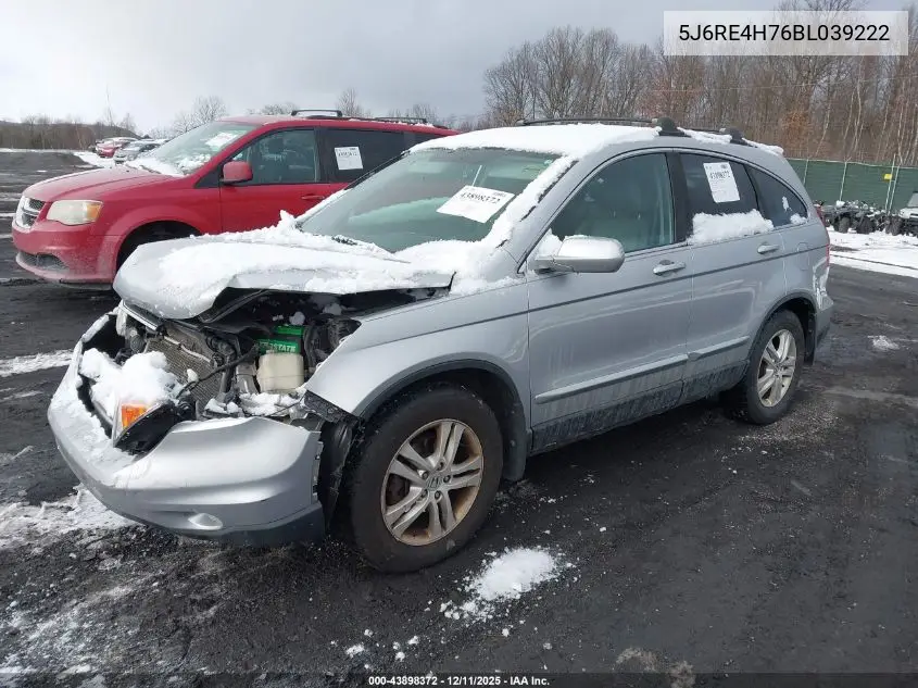 5J6RE4H76BL039222 2011 Honda Cr-V Ex-L