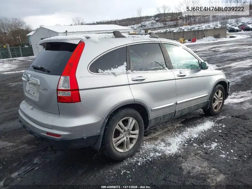 5J6RE4H76BL039222 2011 Honda Cr-V Ex-L