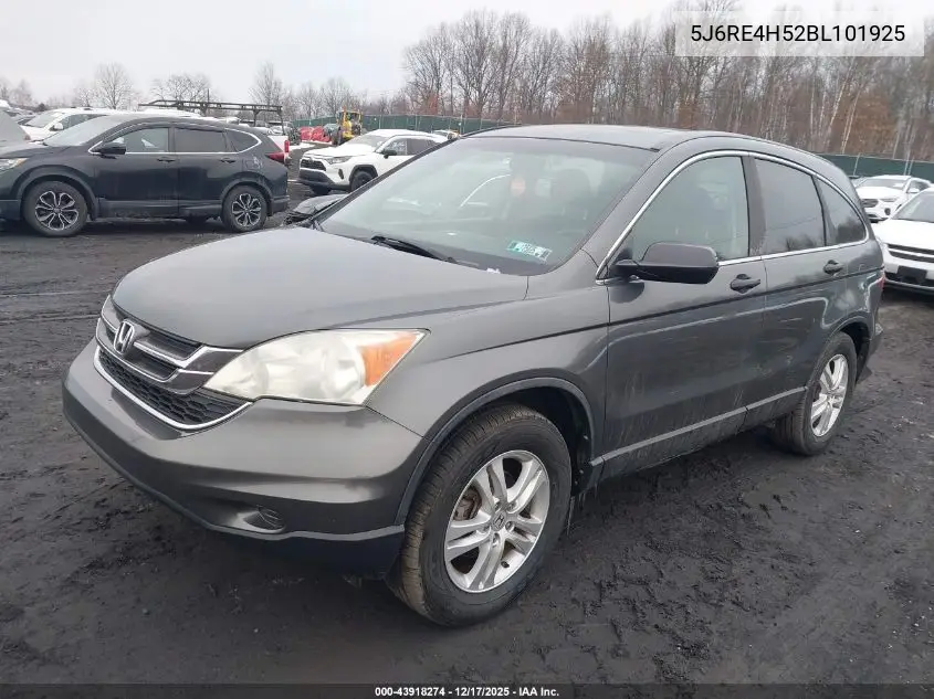 5J6RE4H52BL101925 2011 Honda Cr-V Ex
