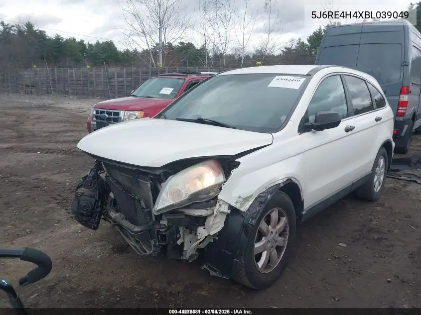 5J6RE4H4XBL039049 2011 Honda Cr-V Se
