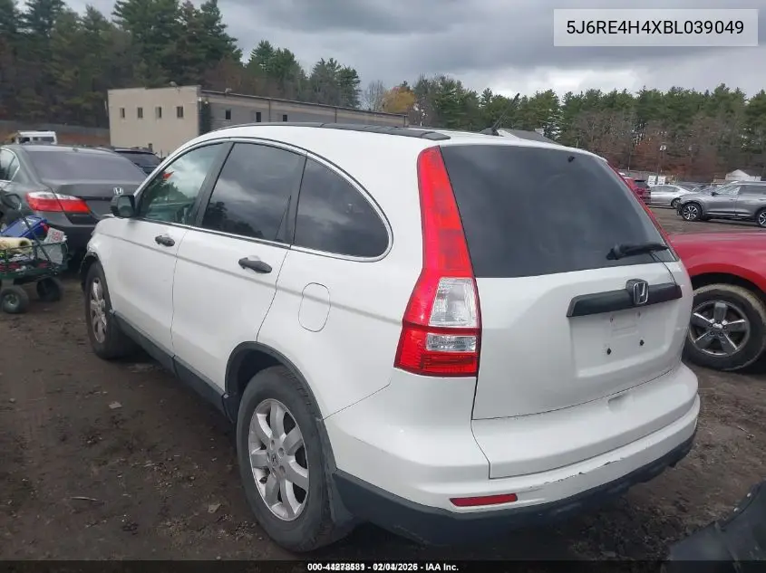 5J6RE4H4XBL039049 2011 Honda Cr-V Se