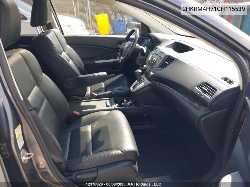2HKRM4H71CH115539 2012 Honda Cr-V Ex-L