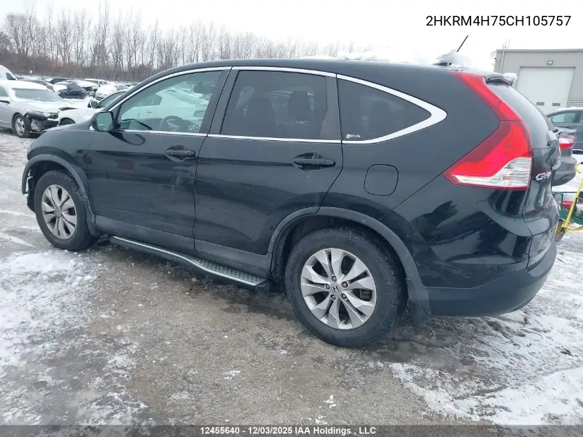 2HKRM4H75CH105757 2012 Honda Cr-V Ex-L