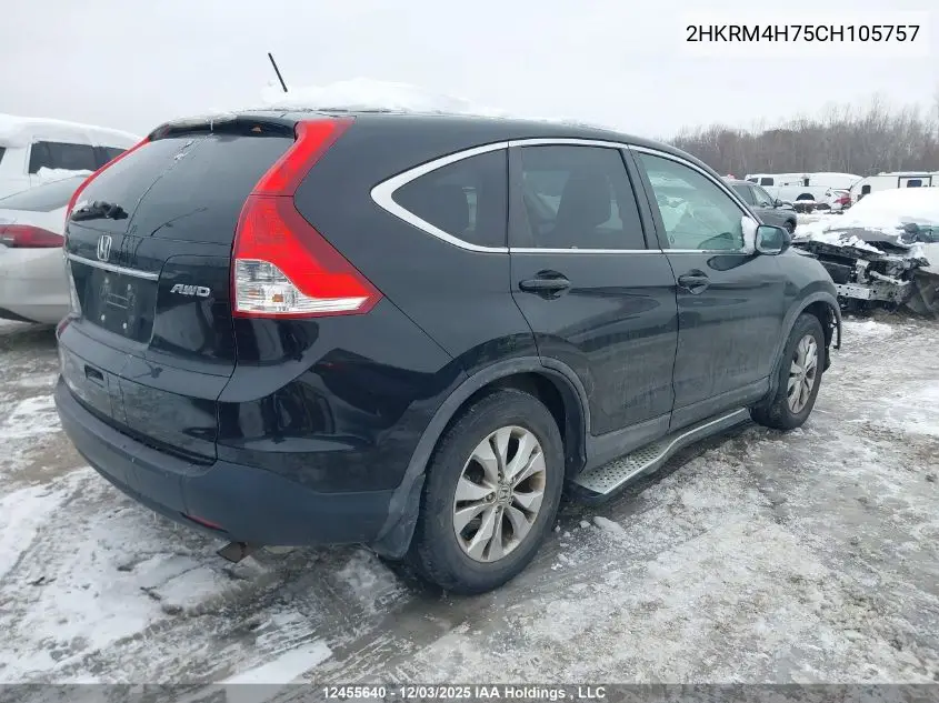2HKRM4H75CH105757 2012 Honda Cr-V Ex-L