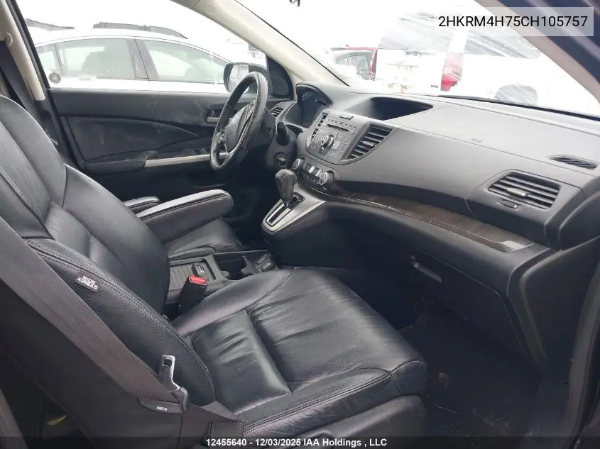 2HKRM4H75CH105757 2012 Honda Cr-V Ex-L
