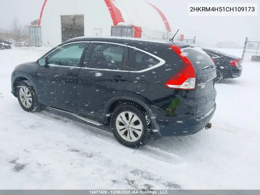 2HKRM4H51CH109173 2012 Honda Cr-V Ex