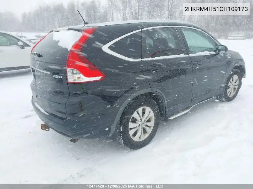 2HKRM4H51CH109173 2012 Honda Cr-V Ex