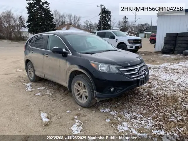 2HKRM4H56CH104258 2012 Honda Cr-V Ex
