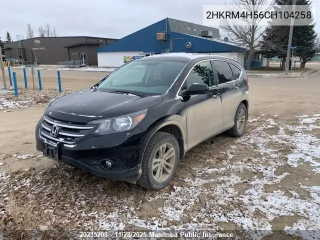 2HKRM4H56CH104258 2012 Honda Cr-V Ex