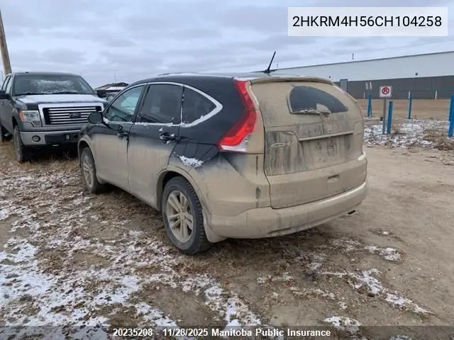 2HKRM4H56CH104258 2012 Honda Cr-V Ex