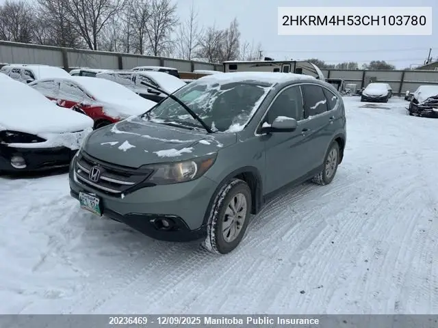 2HKRM4H53CH103780 2012 Honda Cr-V Ex
