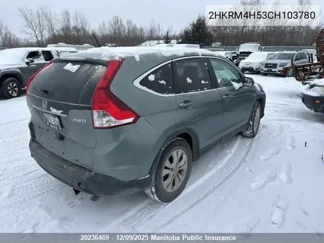 2HKRM4H53CH103780 2012 Honda Cr-V Ex