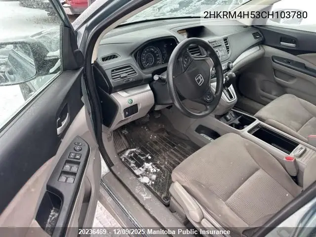 2HKRM4H53CH103780 2012 Honda Cr-V Ex