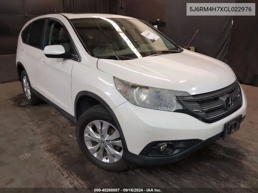 2012 Honda Cr-V Ex-L VIN: 5J6RM4H7XCL022976 Lot: 40268887