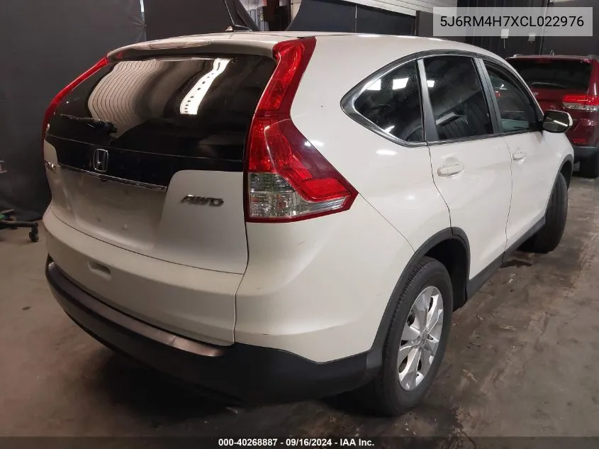 2012 Honda Cr-V Ex-L VIN: 5J6RM4H7XCL022976 Lot: 40268887