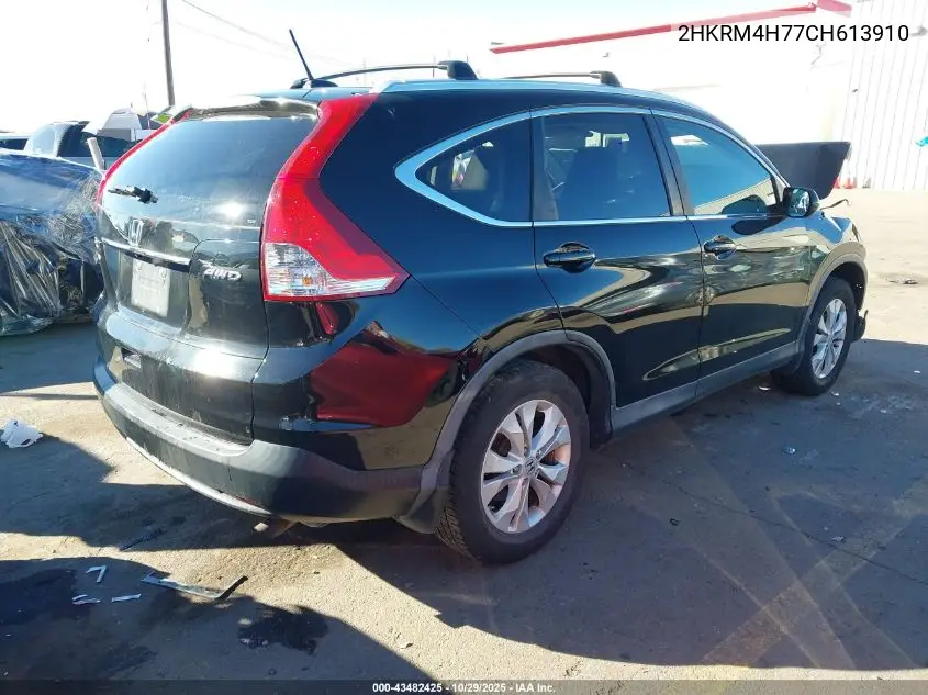 2HKRM4H77CH613910 2012 Honda Cr-V Ex-L