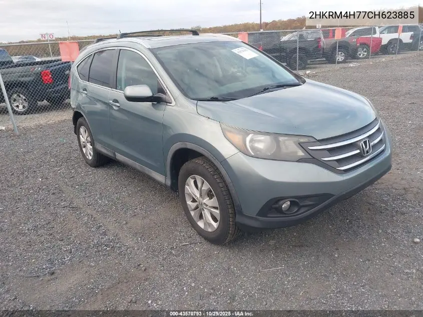 2HKRM4H77CH623885 2012 Honda Cr-V Ex-L