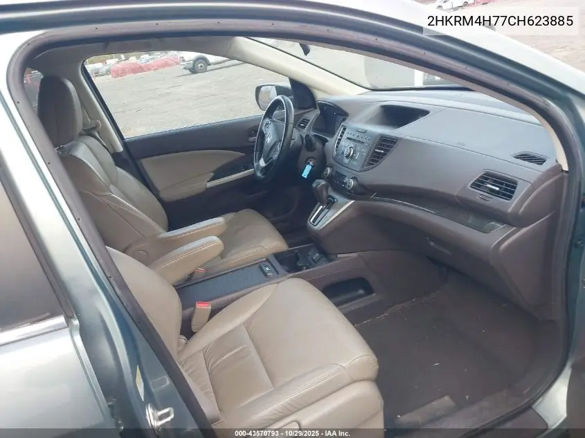 2HKRM4H77CH623885 2012 Honda Cr-V Ex-L