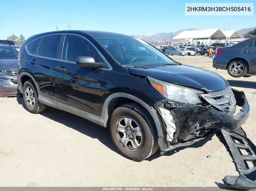 2HKRM3H38CH505416 2012 Honda Cr-V Lx