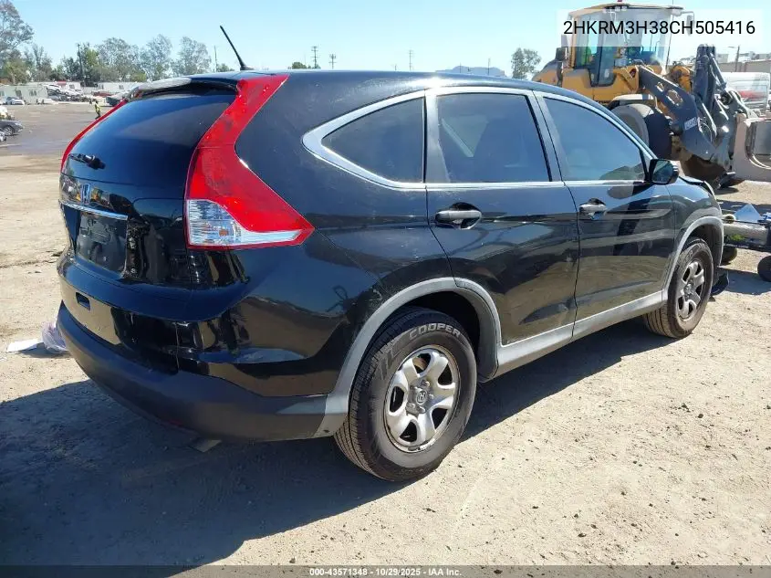2HKRM3H38CH505416 2012 Honda Cr-V Lx