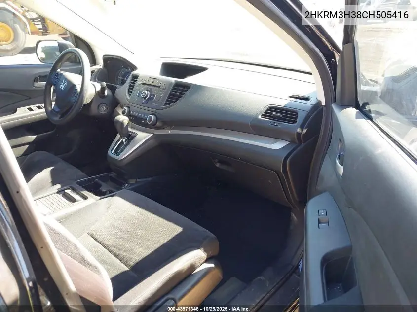 2HKRM3H38CH505416 2012 Honda Cr-V Lx