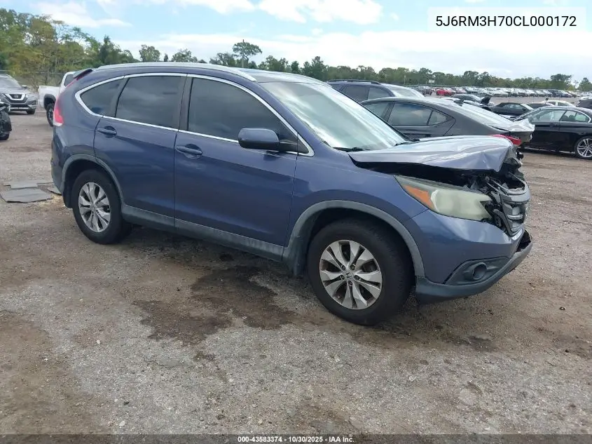 5J6RM3H70CL000172 2012 Honda Cr-V Ex-L