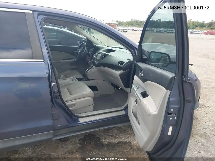 5J6RM3H70CL000172 2012 Honda Cr-V Ex-L