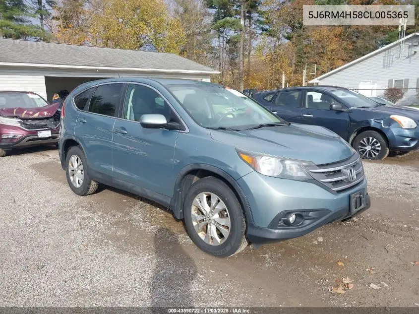 5J6RM4H58CL005365 2012 Honda Cr-V Ex