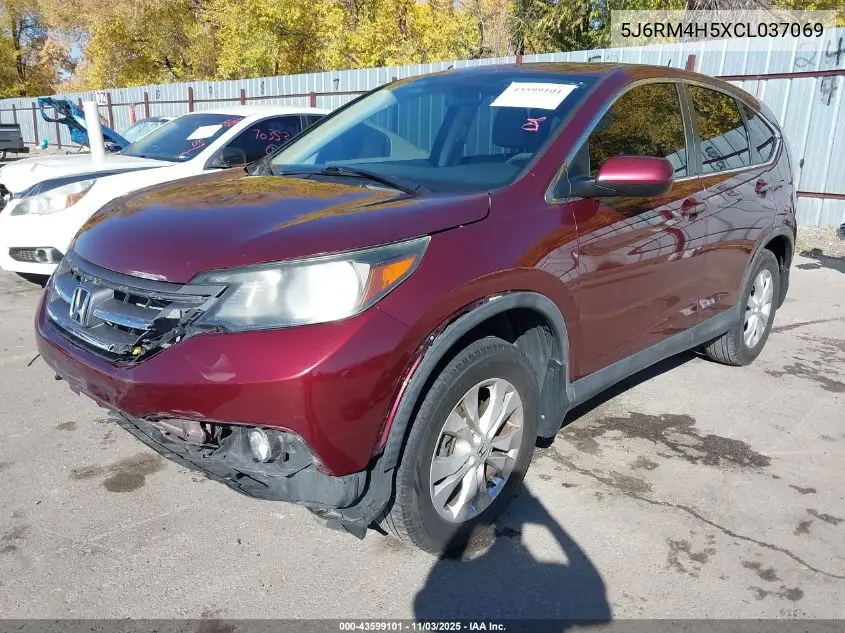 5J6RM4H5XCL037069 2012 Honda Cr-V Ex