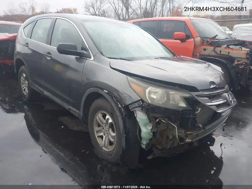 2HKRM4H3XCH604681 2012 Honda Cr-V Lx