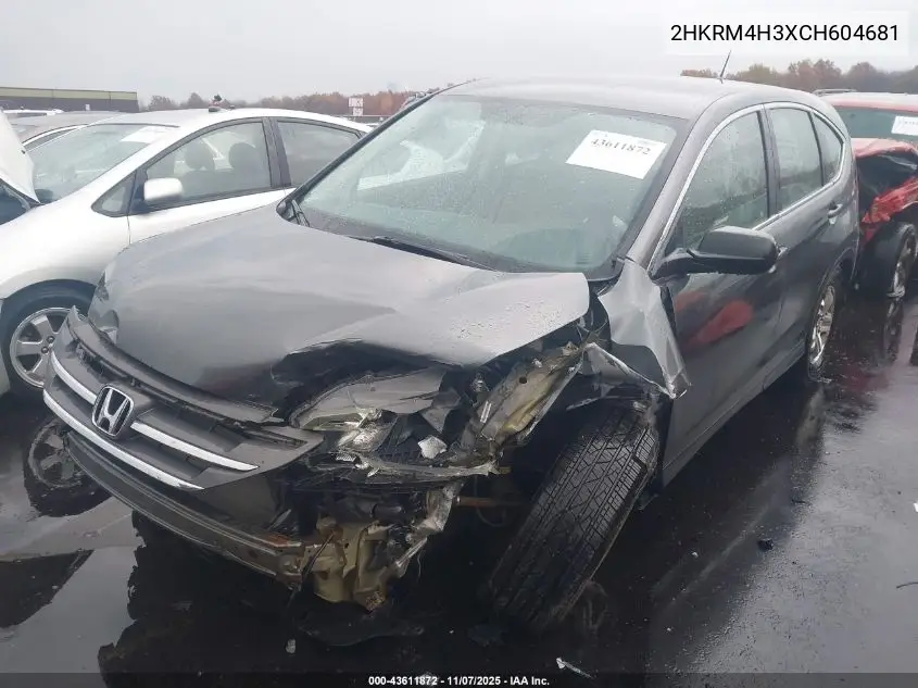 2HKRM4H3XCH604681 2012 Honda Cr-V Lx