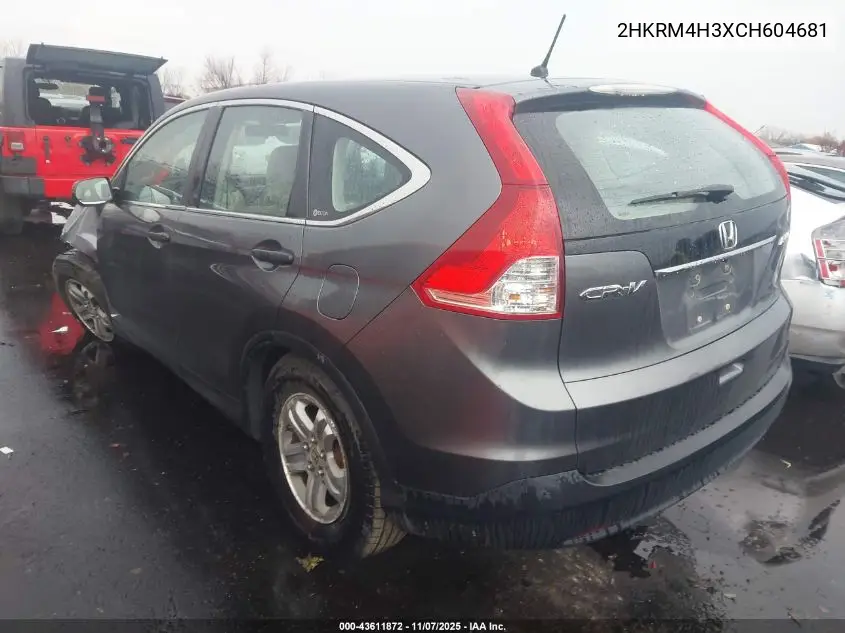 2HKRM4H3XCH604681 2012 Honda Cr-V Lx