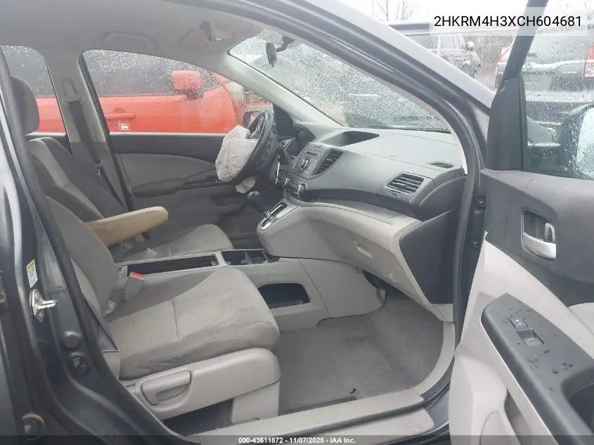 2HKRM4H3XCH604681 2012 Honda Cr-V Lx