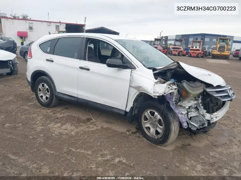 3CZRM3H34CG700223 2012 Honda Cr-V Lx