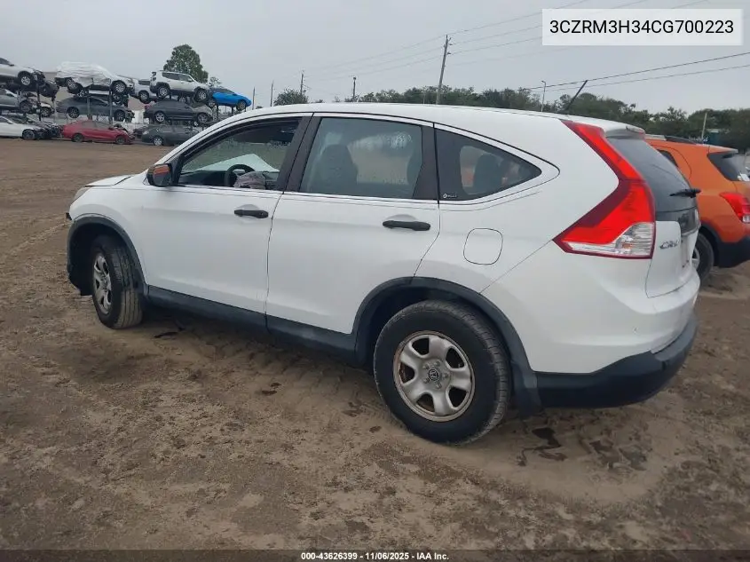 3CZRM3H34CG700223 2012 Honda Cr-V Lx