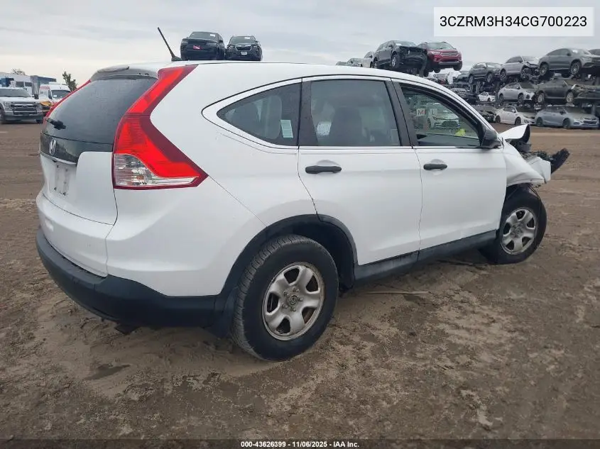 3CZRM3H34CG700223 2012 Honda Cr-V Lx