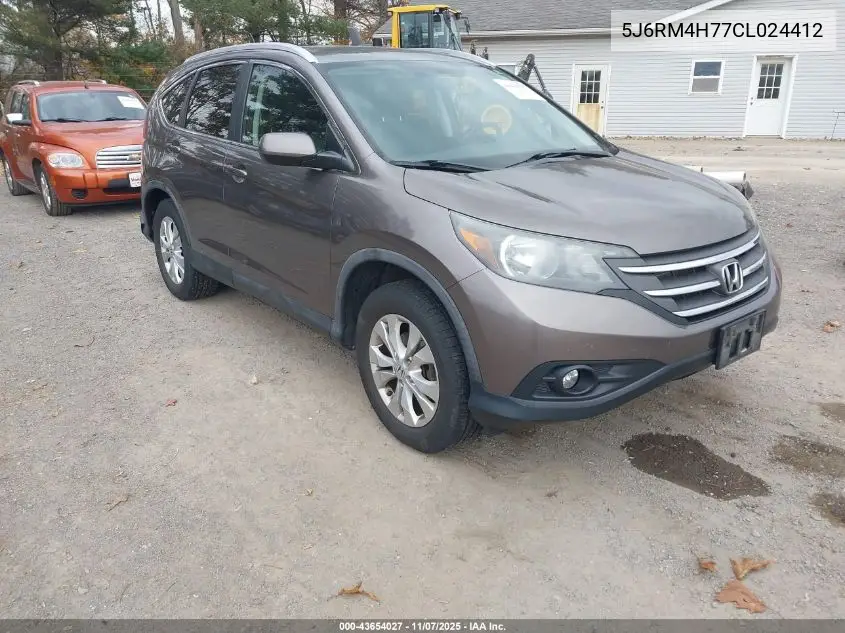 5J6RM4H77CL024412 2012 Honda Cr-V Ex-L