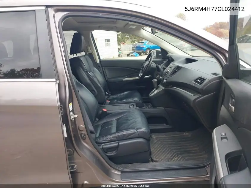 5J6RM4H77CL024412 2012 Honda Cr-V Ex-L