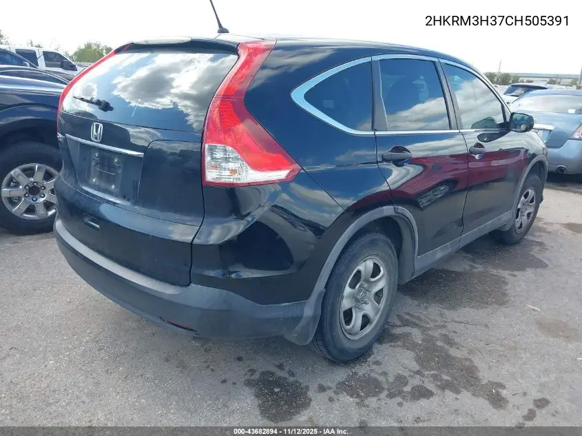2HKRM3H37CH505391 2012 Honda Cr-V Lx