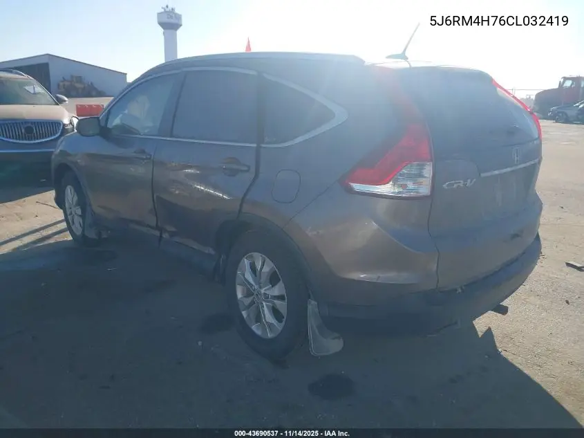 5J6RM4H76CL032419 2012 Honda Cr-V Ex-L