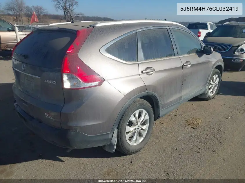 5J6RM4H76CL032419 2012 Honda Cr-V Ex-L