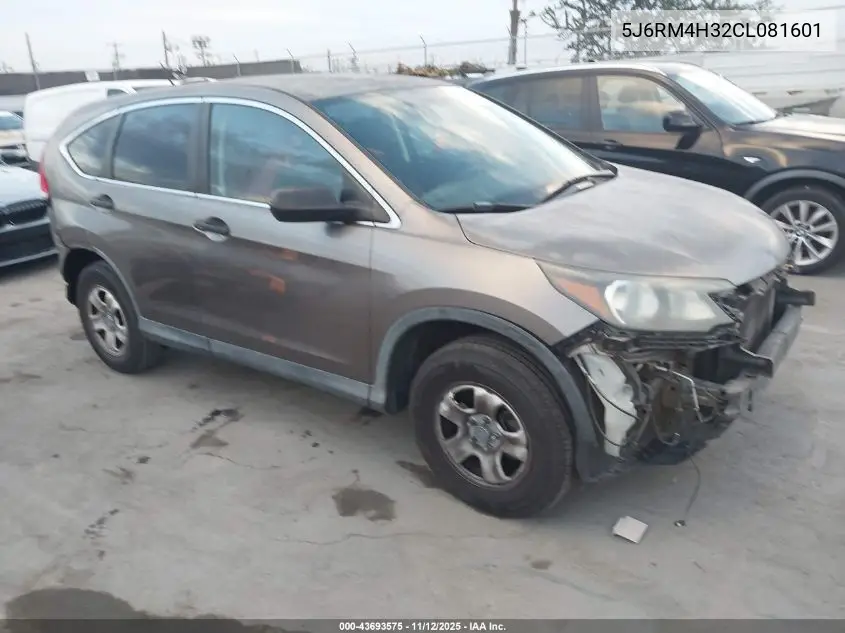5J6RM4H32CL081601 2012 Honda Cr-V Lx