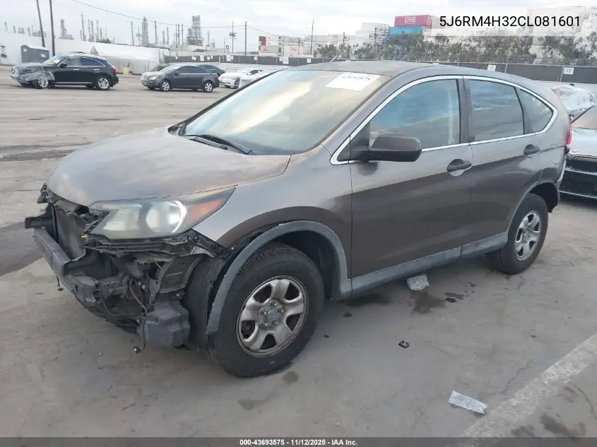 5J6RM4H32CL081601 2012 Honda Cr-V Lx