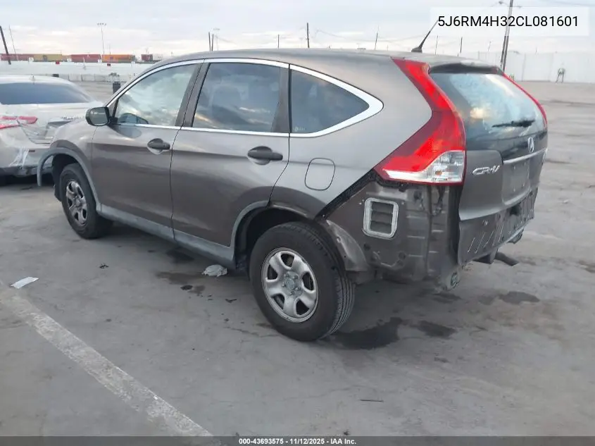 5J6RM4H32CL081601 2012 Honda Cr-V Lx