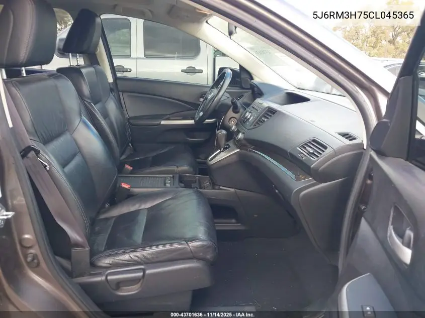 5J6RM3H75CL045365 2012 Honda Cr-V Ex-L
