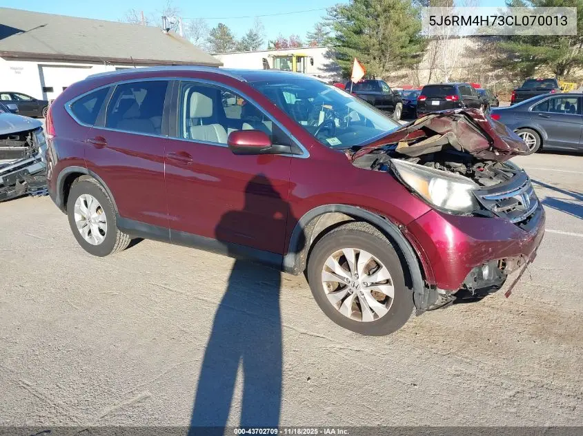 5J6RM4H73CL070013 2012 Honda Cr-V Ex-L