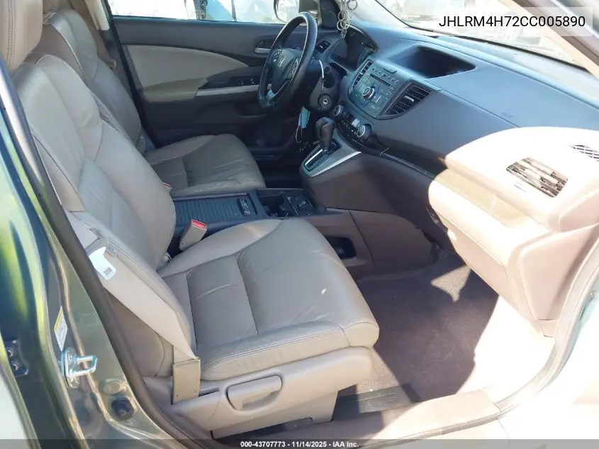 JHLRM4H72CC005890 2012 Honda Cr-V Ex-L